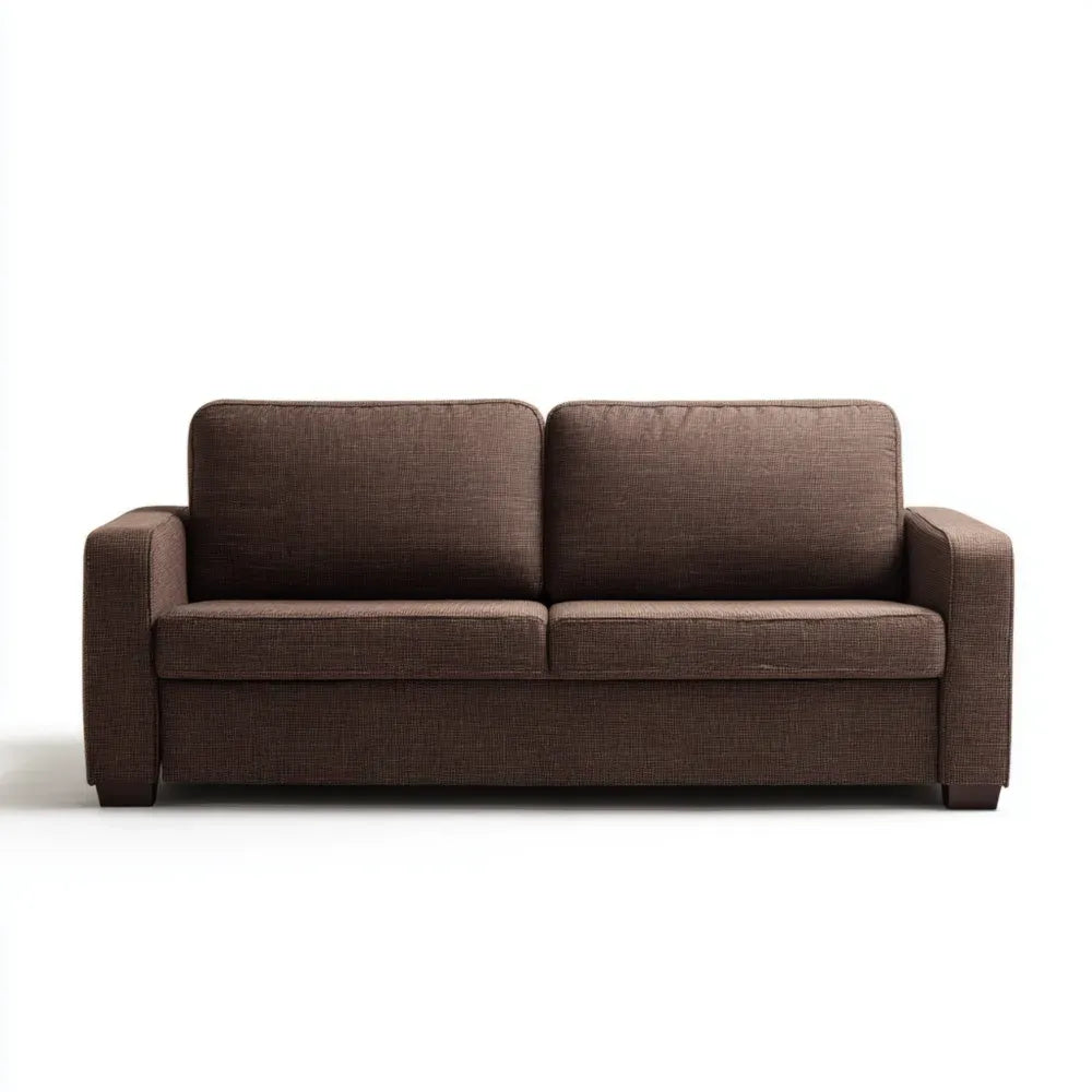 Sofa Set Fabric Upholstered 150x90x85 cm - Brown - Modern Design