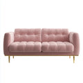 Modern Velvet Sofa Set 150x85x75 cm - Pink